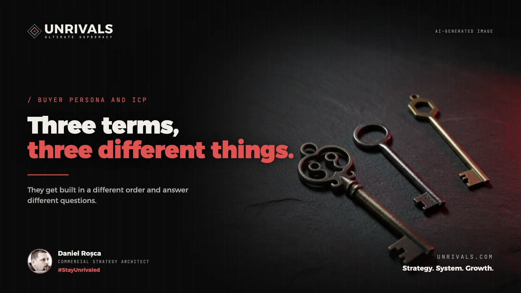 Buyer Persona, Customer Avatar and ICP: Three Different Things