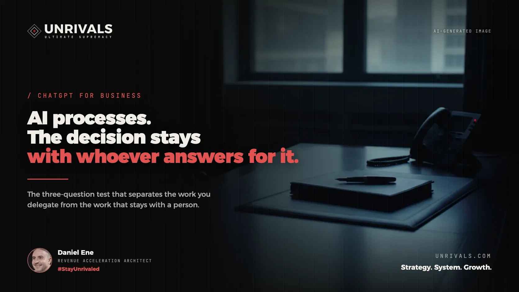 ChatGPT for business: what you delegate and what you don't