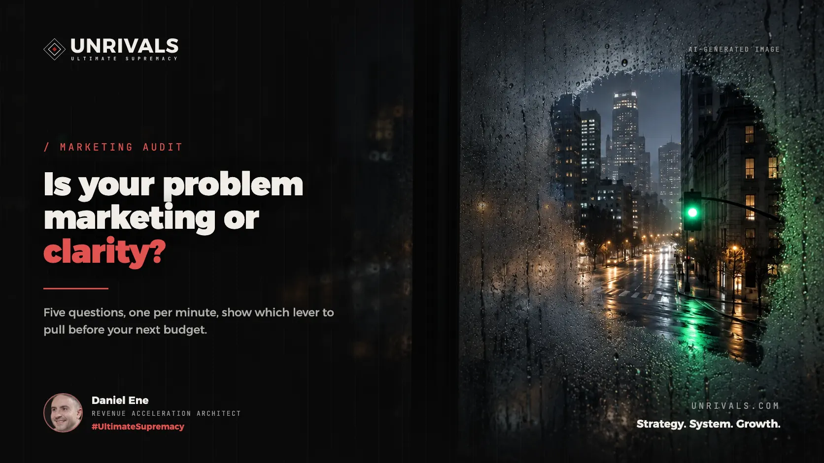 Why is my marketing not working? The 5-minute clarity test