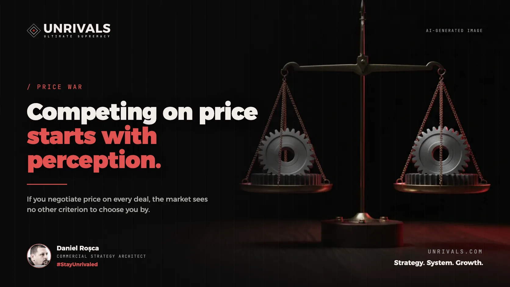 Price war: why competing on price starts with perception