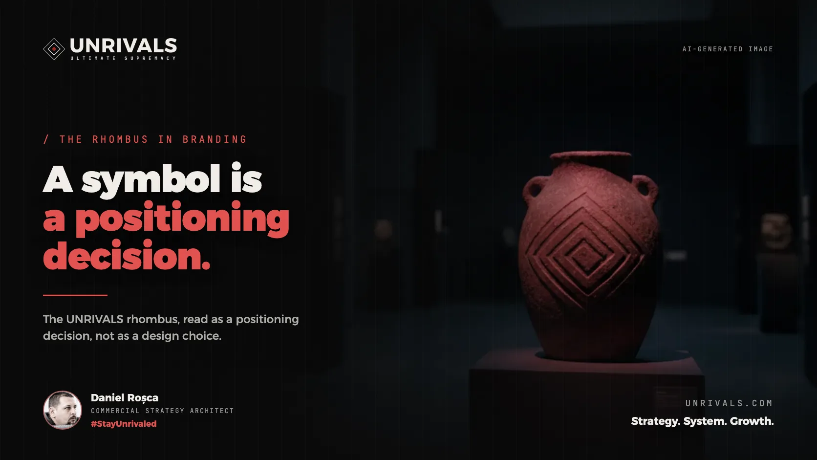 The rhombus in branding and the positioning decision behind a symbol