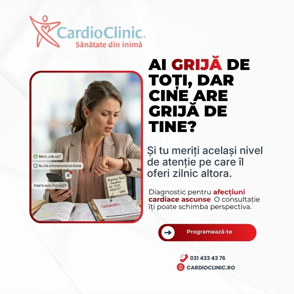 Cardio Clinic ad, Elena avatar: &ldquo;You take care of everyone — but who takes care of you?&rdquo;